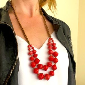Coral Bead Necklace